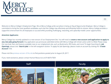Tablet Screenshot of jobs.mercy.edu
